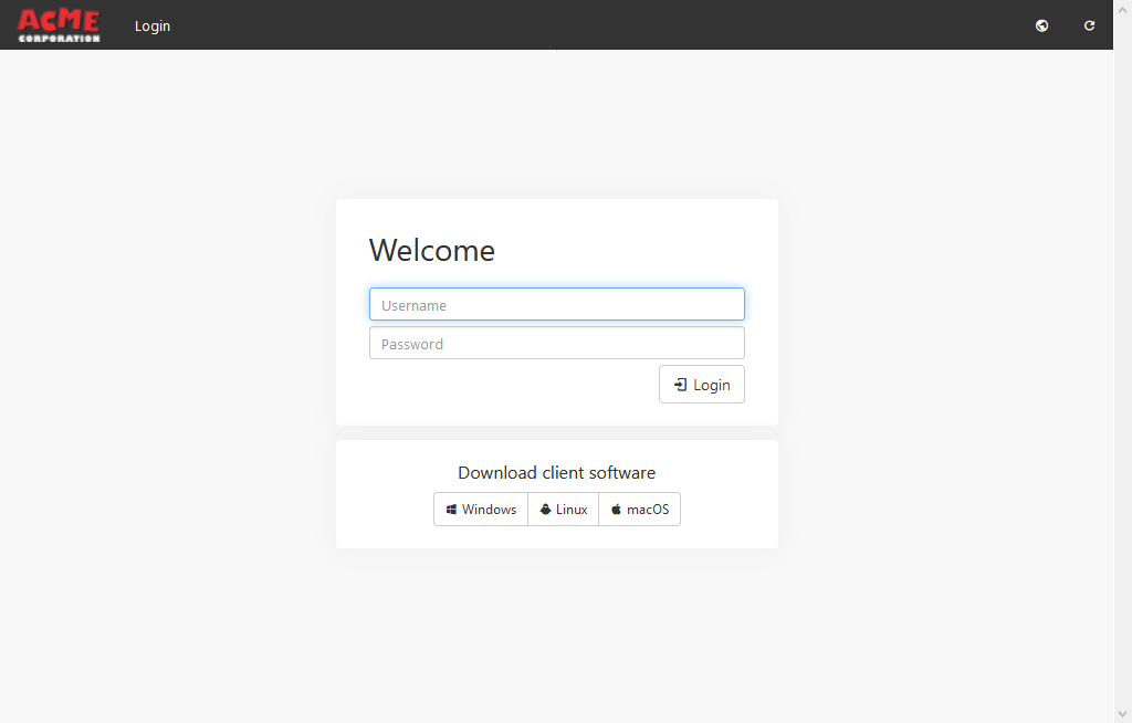 Login Page